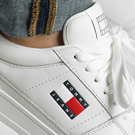 Tommy Jeans - Baskets TJM The Greenwoch New Essentiam 1574 Ecru
