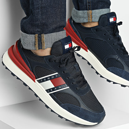 Tommy Jeans - Baskets Technical Runner Essential 1537 Dark Night Navy