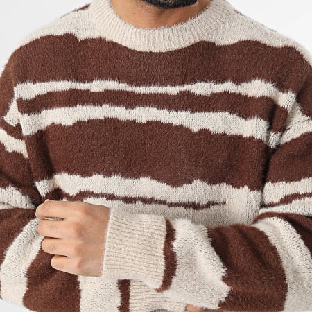 Uniplay - Pull Beige Marron