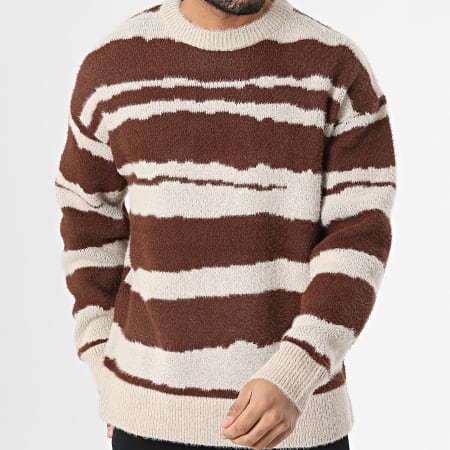 Uniplay - Pull Beige Marron