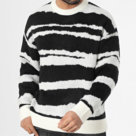 Uniplay - Pull Noir Blanc