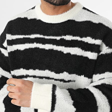 Uniplay - Pull Noir Blanc