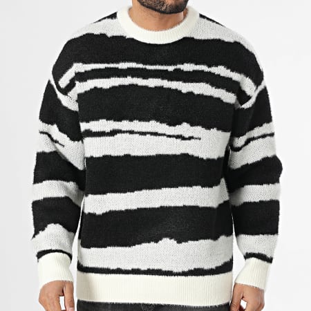 Uniplay - Pull Noir Blanc