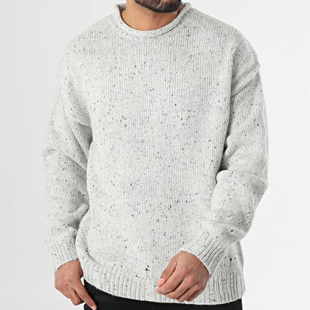 Uniplay - Pull Gris Chiné