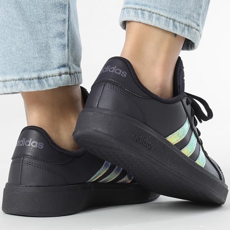 Adidas Sportswear - Baskets Femme Grand Court Base 2.0 ID3043 Aurora Black Shadow Violet