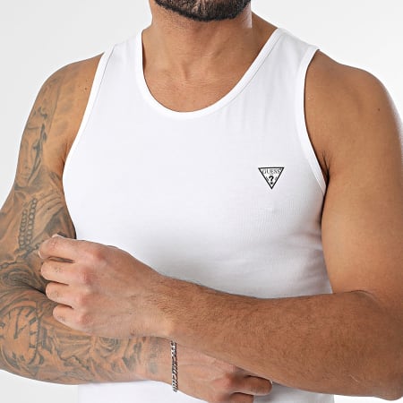 Guess - Lote de 2 camisetas sin mangas U97G15-KCD31 Blanco