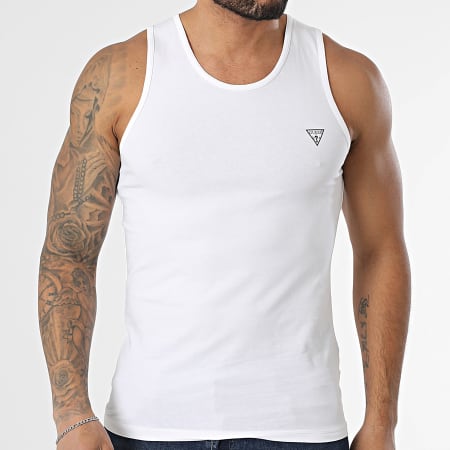 Guess - Lote de 2 camisetas sin mangas U97G15-KCD31 Blanco