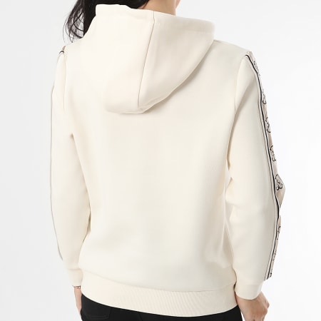Guess - Sweat Capuche A Bandes Femme V4YQ11-KB3P2 Beige