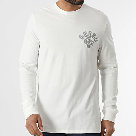 【jam】plllllleeeasse long sleeve Guess - Tee Shirt Long Sleeve M5RI40-KBZV1 Light Beige - Ryses