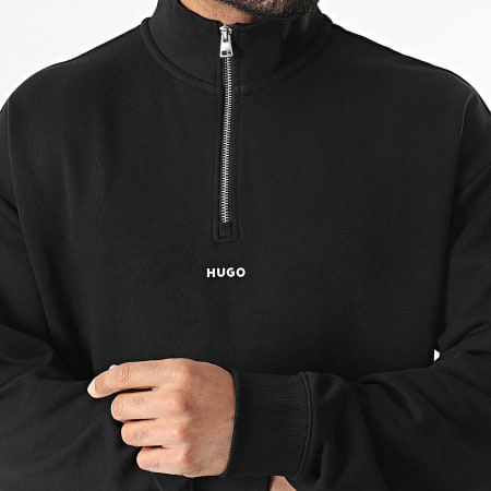 HUGO - Durty 244 Sweat Top Zip Neck 50525881 Black - Ryses
