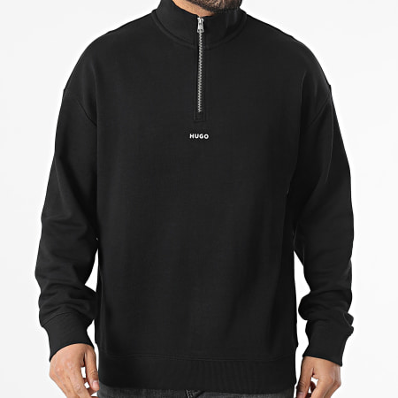 HUGO - Sweat Col Montant Zippé Durty 244 50525881 Noir