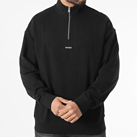HUGO - Sweat Col Montant Zippé Durty 244 50525881 Noir