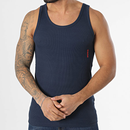 HUGO - Lote de 2 camisetas de tirantes 50469790 Azul marino Verde caqui