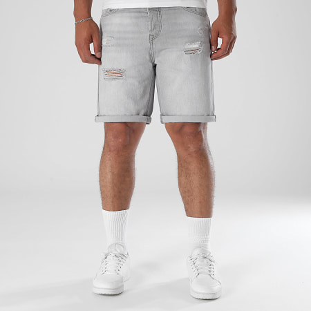 LBO - Short Jean Relaxed Destroy 0326 Gris