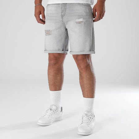 LBO - Short Jean Relaxed Destroy 0326 Gris
