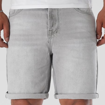 LBO - Pantaloncini Jean rilassati 0350 Grigio