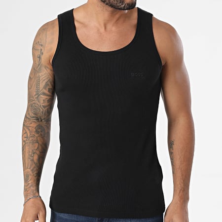 BOSS - Lote de 3 camisetas de tirantes 50542132 Negro