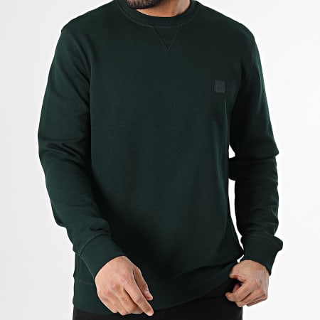 BOSS - Sweat Crewneck Westart 50509323 Vert Foncé