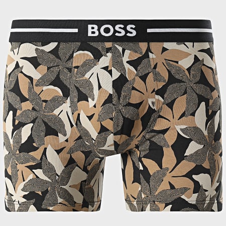BOSS - Lot De 3 Boxers Bold Des 50531708 Noir Camel Beige
