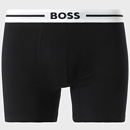 BOSS - Lot De 3 Boxers Bold Des 50531708 Noir Camel Beige