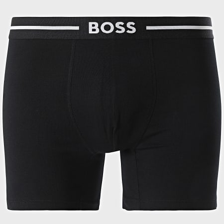 BOSS - Lot De 3 Boxers Bold Des 50531708 Noir Camel Beige