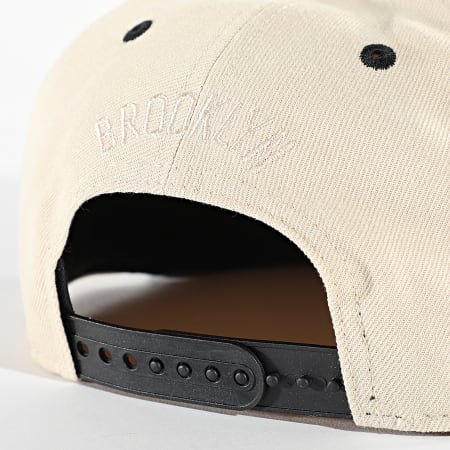 New Era - Casquette Snapback 9Fifty Brooklyn Nets 60586761 Beige Noir