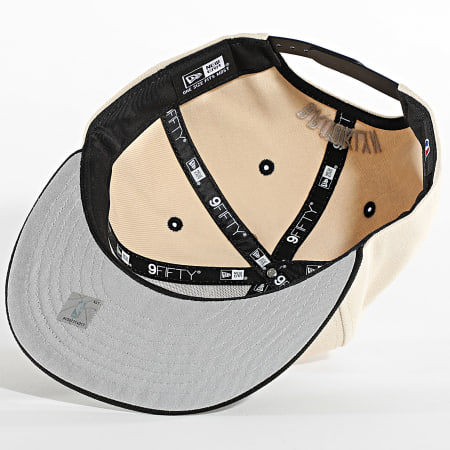 New Era - Casquette Snapback 9Fifty Brooklyn Nets 60586761 Beige Noir