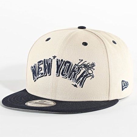 New Era - Cap 9Fifty NY New York Yankees 60586776 Beige Black - Ryses