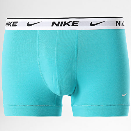Nike - Lot De 3 Boxers KE1008 Bleu Marine Bleu Roi Bleu Turquoise
