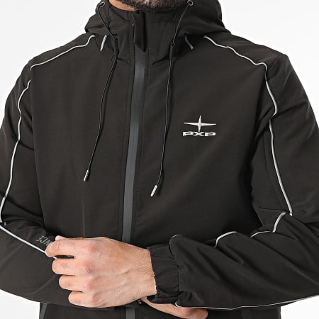 Project X Paris - Zipped Hooded Jacket 2533156 Reflective Black