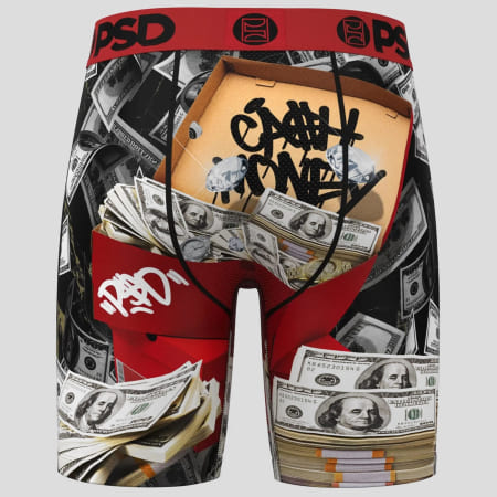 PSD - Boxer 424180045 Zwart Grijs Oranje Rood