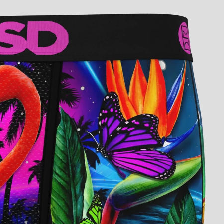 PSD - Boxer 424180068 Rose Vert Multi