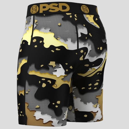 PSD - Boxer 424180077 Noir gris Blanc Jaune