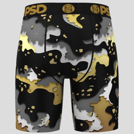 PSD - Boxer 424180077 Noir gris Blanc Jaune