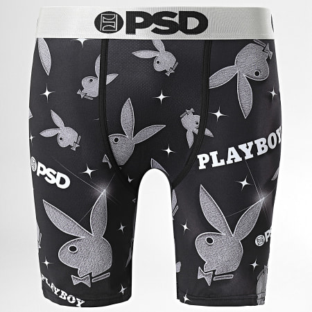 PSD - Set van 3 Playboy Boxers 424180109 Bruin Geel Zwart Grijs Lichtblauw