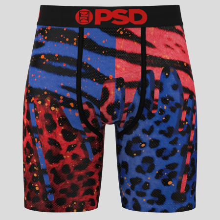 PSD - Boxer 424180136 Bleu Roi Rouge