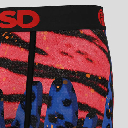 PSD - Boxer 424180136 Bleu Roi Rouge