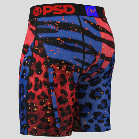 PSD - Boxer 424180136 Bleu Roi Rouge