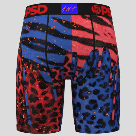 PSD - Boxer 424180136 Bleu Roi Rouge