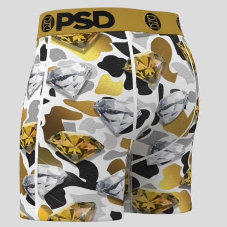 PSD - Boxer 424180155 Blanc Noir Jaune