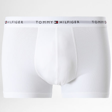 Tommy Hilfiger - Lot De 3 Boxers Trunk 2761 Blanc Bleu Clair Bordeaux