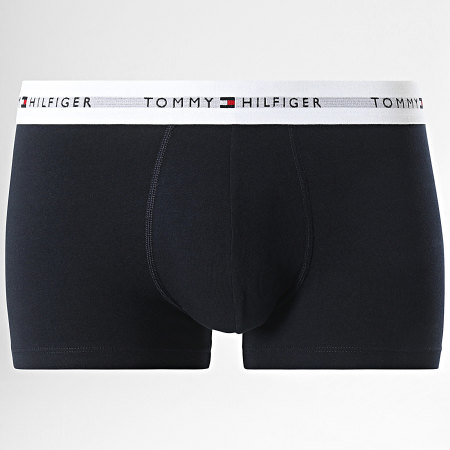 Tommy Hilfiger - Set De 3 Boxers Trunk 2761 Burdeos Azul Marino Gris Carbón