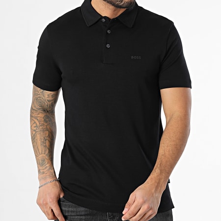 BOSS - Polo Manches Courtes Palosh 30 50471335 Noir