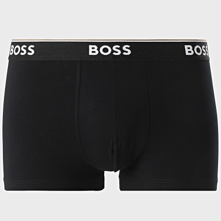 BOSS - Lot De 3 Boxers Power 50531684 Bleu Gris Noir