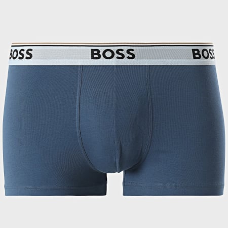 BOSS - Lot De 3 Boxers Power 50531684 Bleu Gris Noir