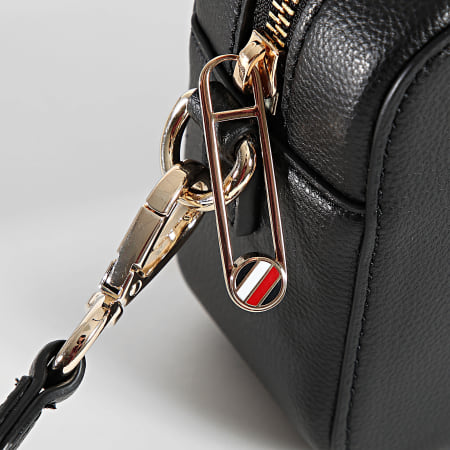 Tommy Hilfiger - Sac A Main Femme Soft Logo Camera 6906 Noir Doré