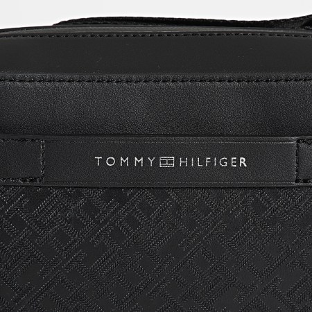 Tommy Hilfiger - Sacoche Monogram EW Reporter 3306 Noir