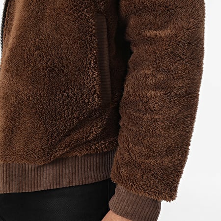 Uniplay - Veste Zippée Capuche Marron
