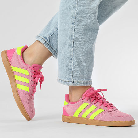 Adidas Sportswear - Baskets Femme Breaknet Sleek JH6899 Pulse Magenta Lucid Lemon Bliss Pink
