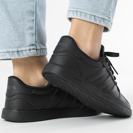 Adidas Sportswear - Baskets Femme Breaknet Sleek IH5422 Core Black Iron Metallic